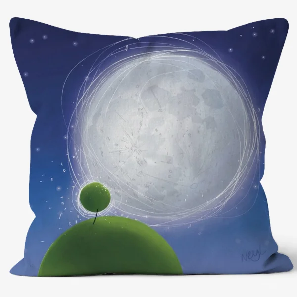 Lunar lovers as a cushion